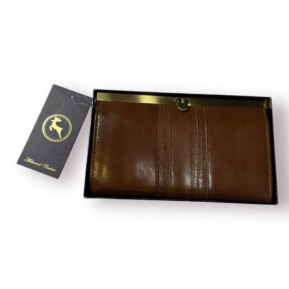Ashwood Brown Leather Wallet/Clutch RFID Protection - Picture 1 of 9